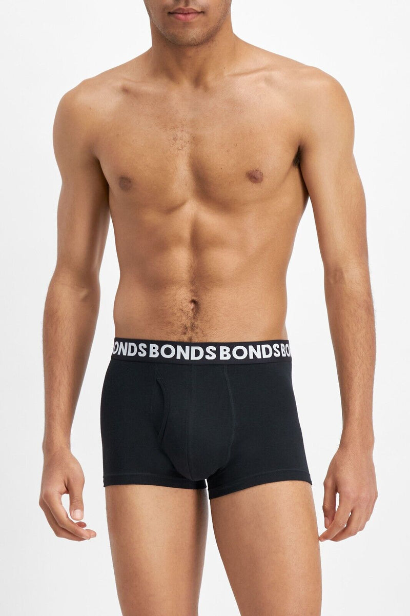 Bonds Mens Everyday Trunk Stretchable Soft Waistband Underwear 3 Pack MWPY3A