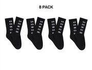Bonds Womens Originals Crew Socks Cushioned Foot Soft Cotton 8 Pack LYEQ2N