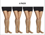 Bonds Womens Semi Opaque Knee High 40 Denier Socks Wide Comfort 4 Pack L79582