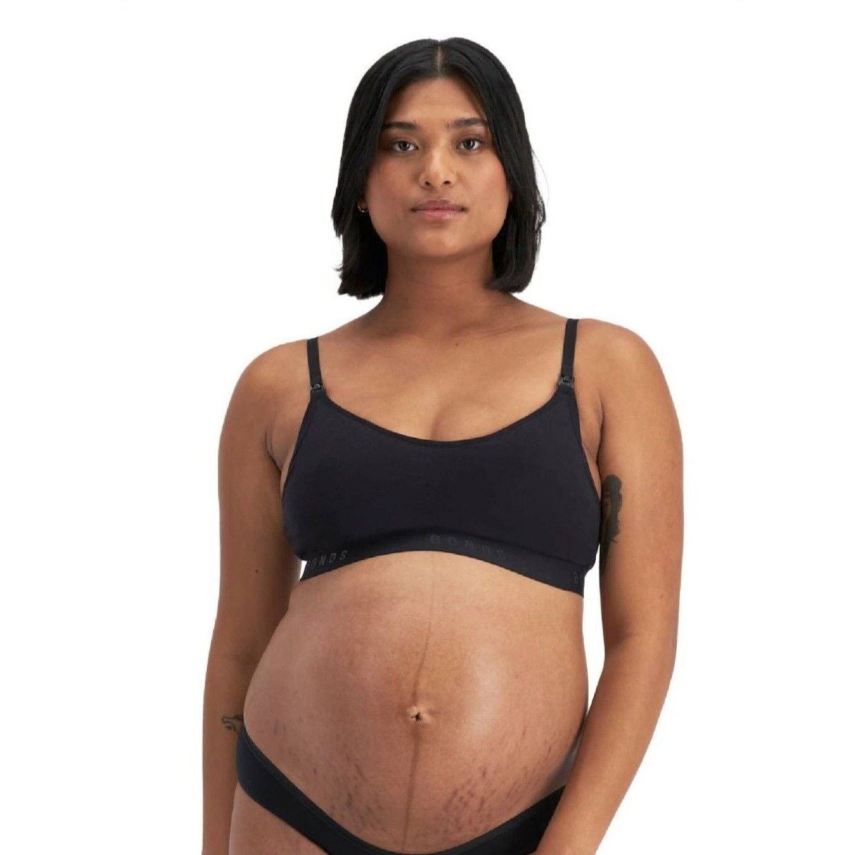 Bonds Womens Damn Dry Milk Leaks Scoop Crop Comfy Easy Feeding Clip YWQL