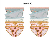 Bonds Girls Bikini Soft and Stretchy Perfect Everyday Coverage 10 Pack UWNV5A