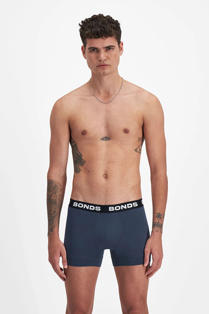 Bonds Mens Total Package Trunk Soft and Breathable Viscose Bamboo 12 Pack MWK83A