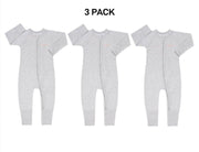 Bonds Baby Wondersuit Two-way Zip Soft Cosy & Stretchable Fabric 3 Pack BZDYM