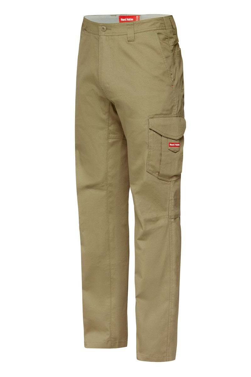 Mens Hard Yakka Koolgear Vented Cargo Pants 4 PACK Work Feel Natural Cool Y02300