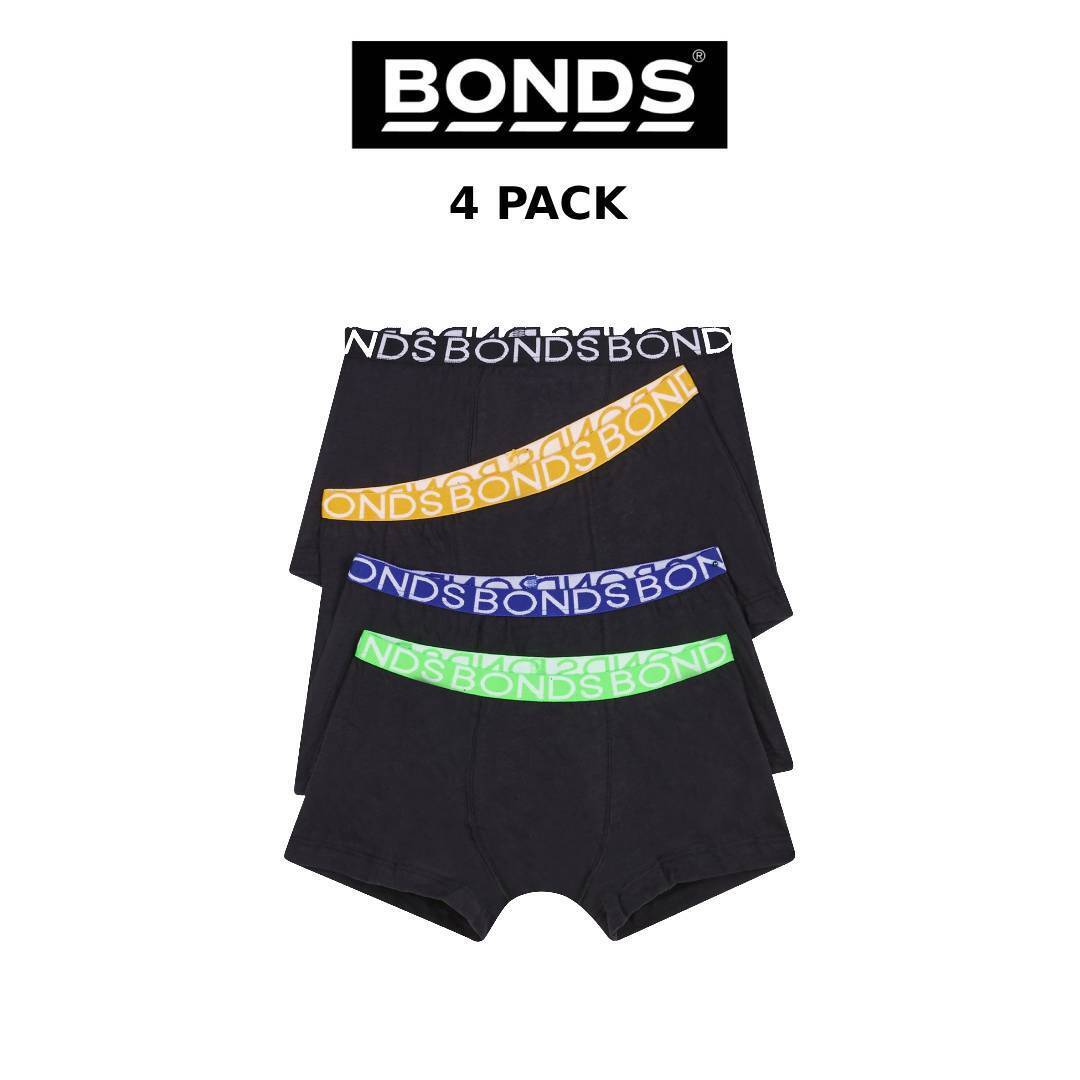 Bonds Boys Trunk Supportive Pouch with Comfy Coverage 4 Pack UWCD4A 08K