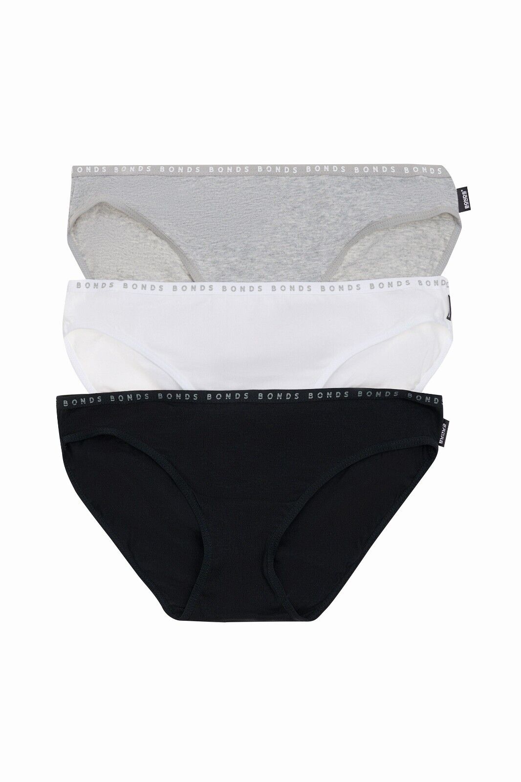 Bonds Womens Hipster Bikini Soft Cotton Low Rise Stretchy Waist 12 Pack WUFNA