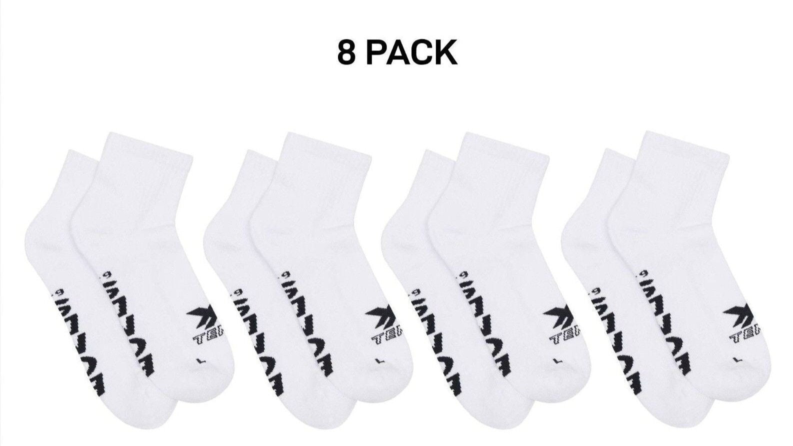 Bonds Mens X-Temp Quarter Crew Socks Dynamic Dual Action Cooling 8 Pack SXX72N