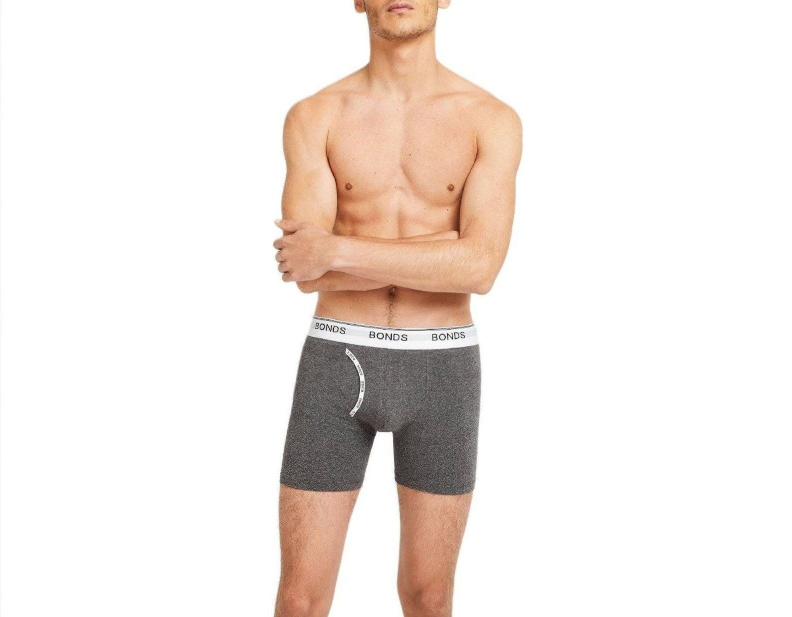 Bonds Mens Guyfront Mid Trunk Moisture Wicking to Keep Cool and Dry MY7WA