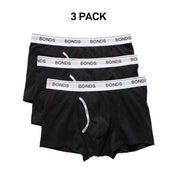 Bonds Mens Guyfront Trunk Seamfree Sides and Fly Front Opening 3 Pack MY963A