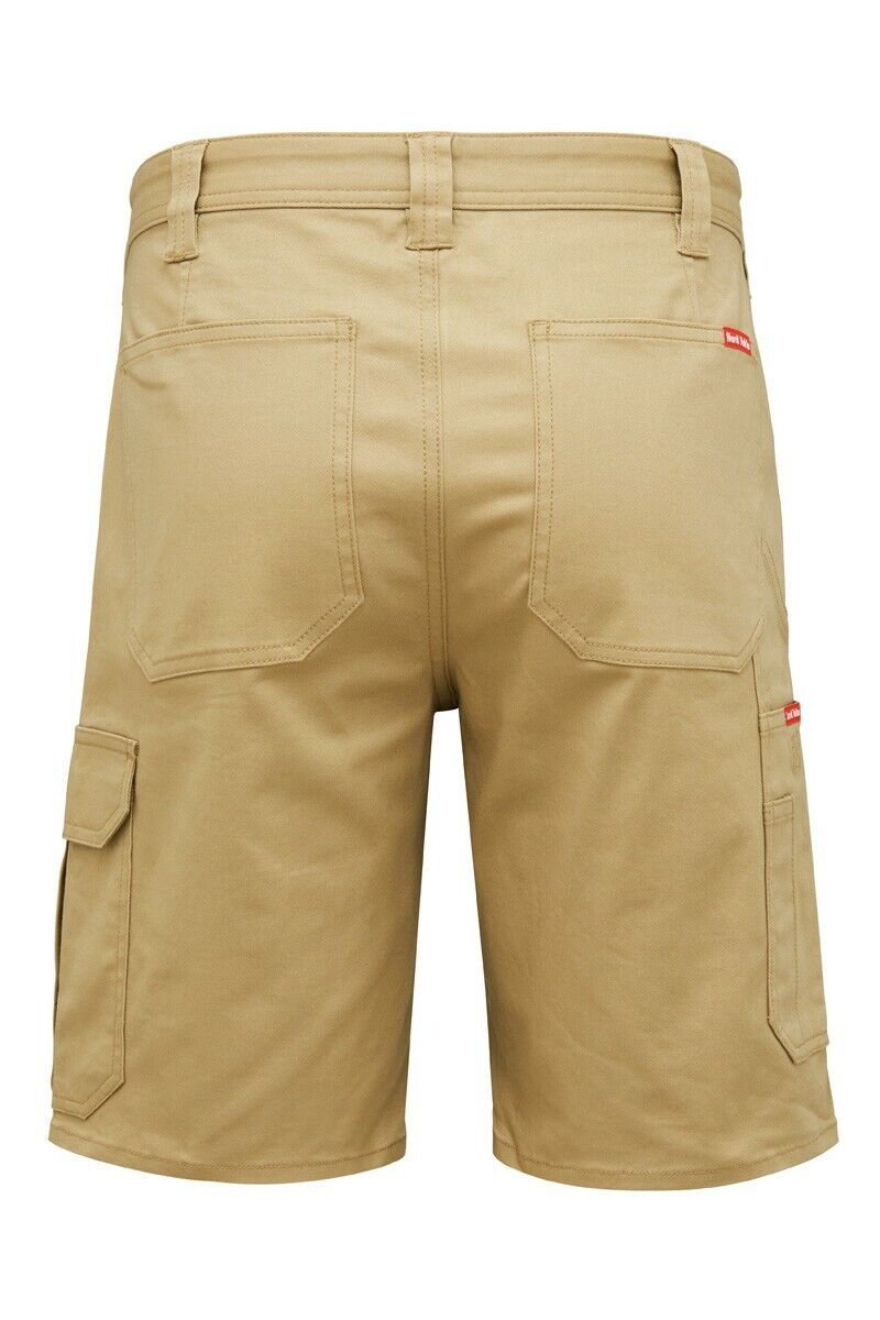 Mens Hard Yakka Core Stretch Cargo Shorts Cotton Drill Work Tough Strong Y05067