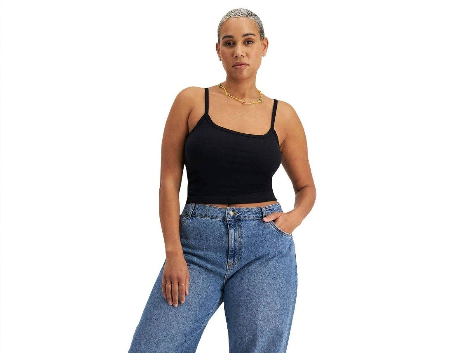 Bonds Womens Originals Cami Long Lasting Comfort Soft and Supportive Fit CR9BI