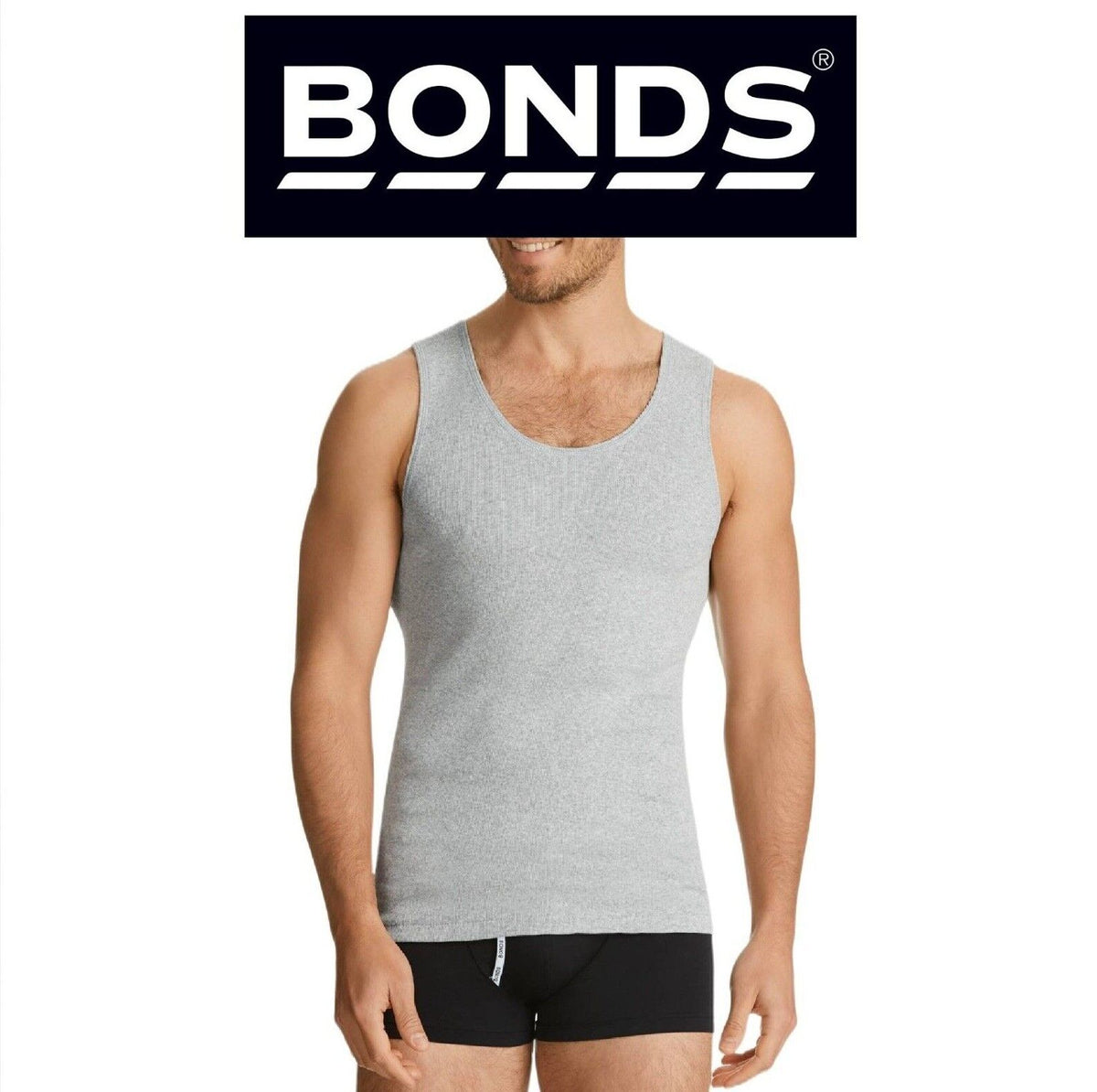 Bonds Mens Chesty Singlets Cotton Side Seamfree Comfortable Fit M757O