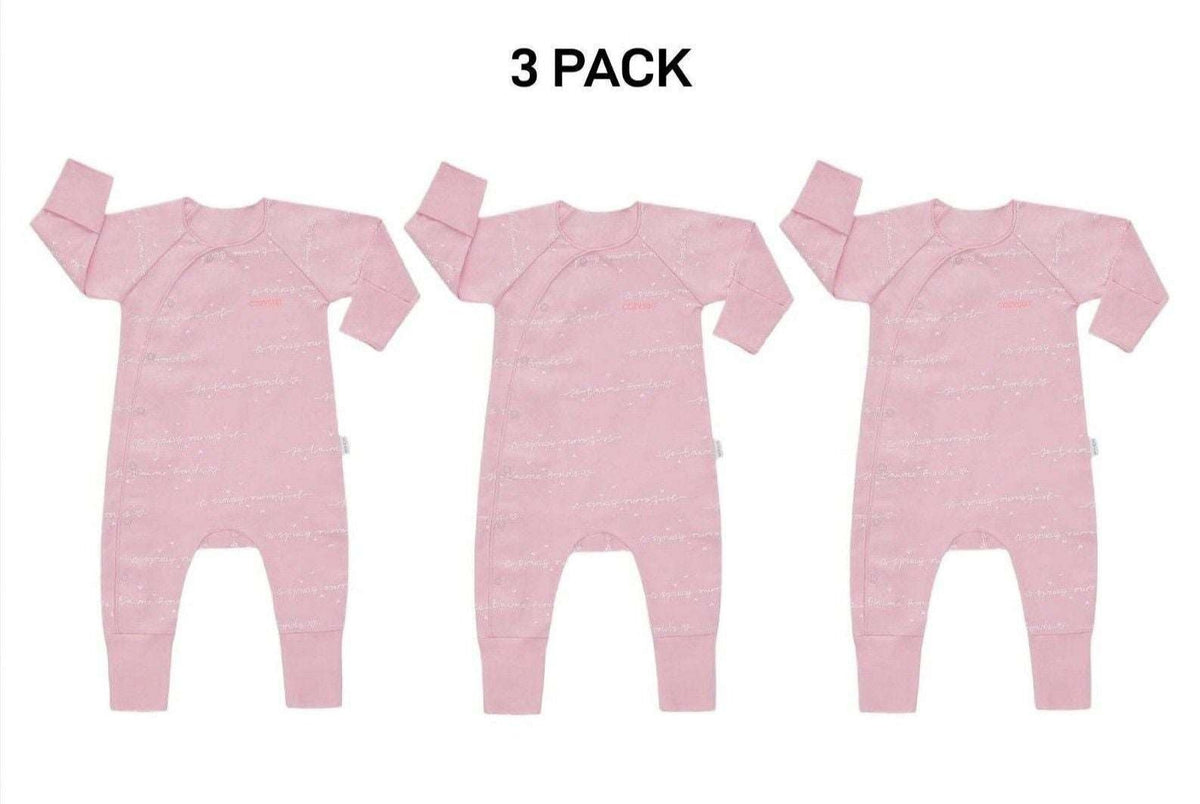 Bonds Baby Newbies Coverall Super Soft Cozysuit & Stretchable Fabic 3 Pack BXQBA