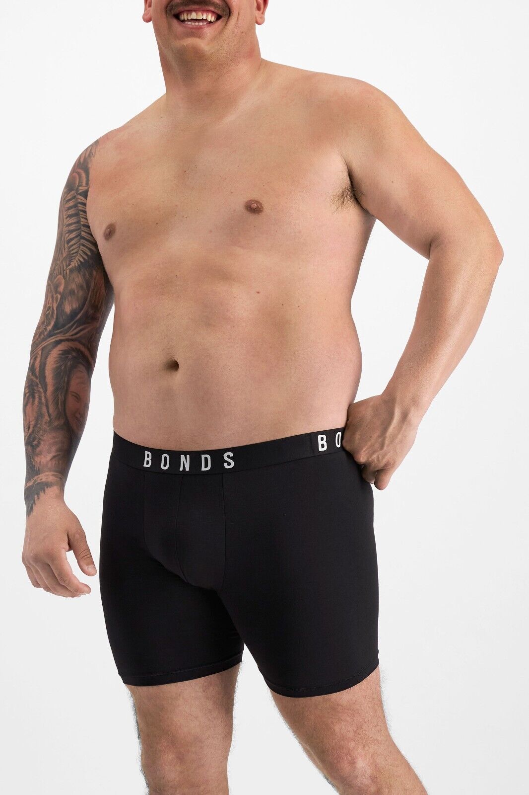 Bonds Mens Originals Mid Trunk Soft Breathable Cotton for Comfort 6 Pack MXUKA