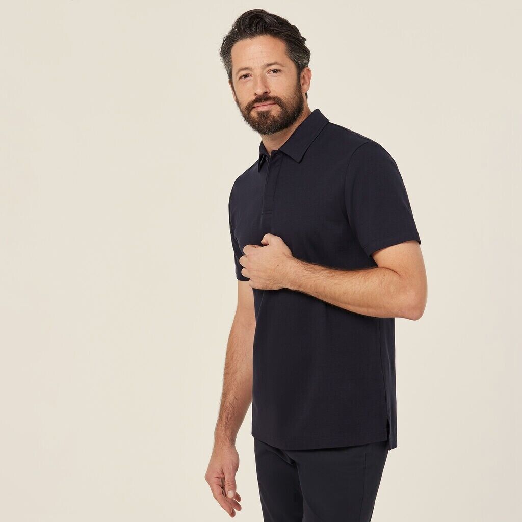 NNT Mens Cotton Collared Soft Breathable Comfy Button Pique Polo CATJJX-Collins Clothing Co