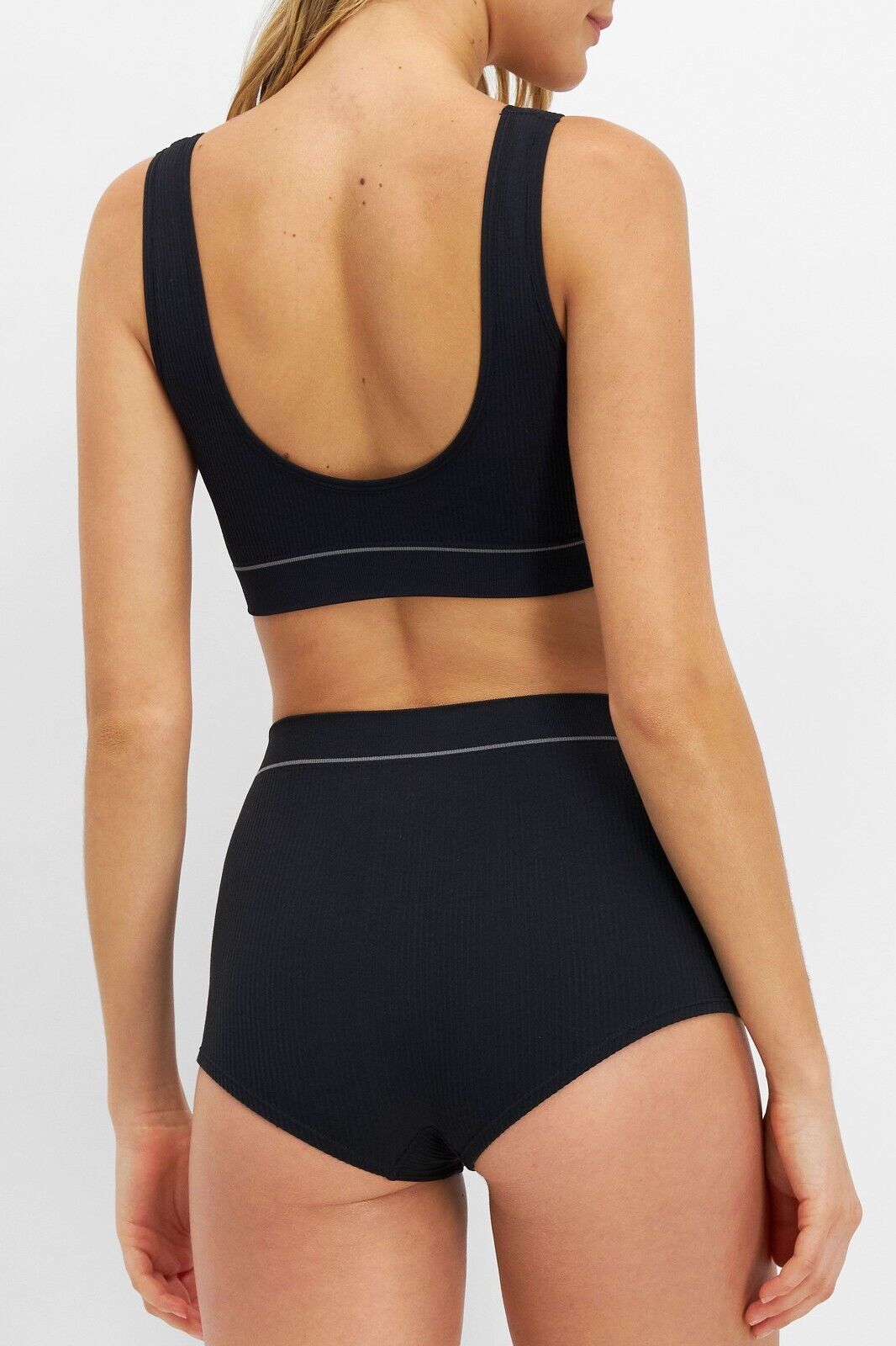 Bonds Womens Retro Rib Hi Shortie Luxuriously Smooth Full Coverage 3 Pack WT46