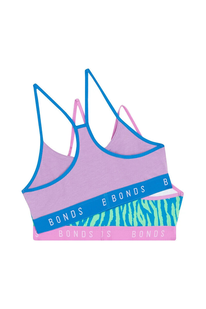 Bonds Girls Hipster Racer Crop Perfect for School Sports and Play 8 Pack UWWR2A