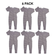 Bonds Baby Wondersuit Two-way Zip Soft Cosy & Stretchable Fabric 6 Pack BZDYM