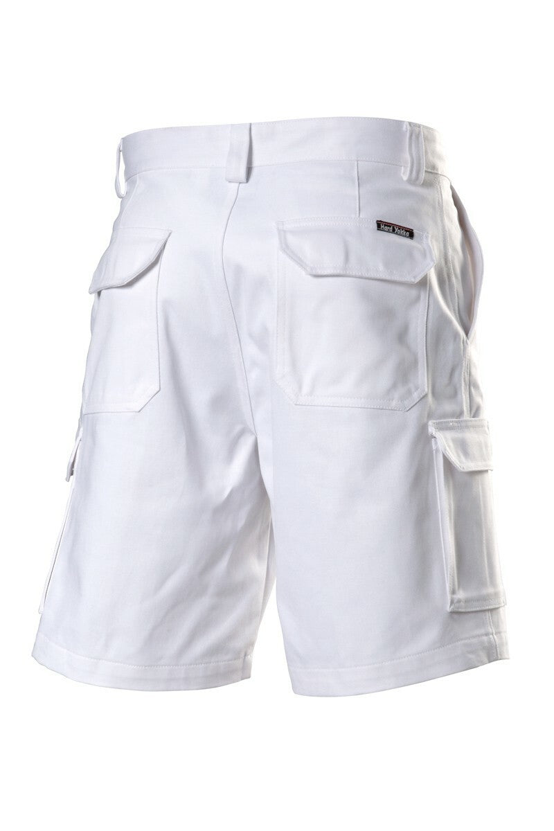 Hard Yakka Mens 4 Pack Generation Gen Y Cotton Cargo Drill Work Shorts Y05500