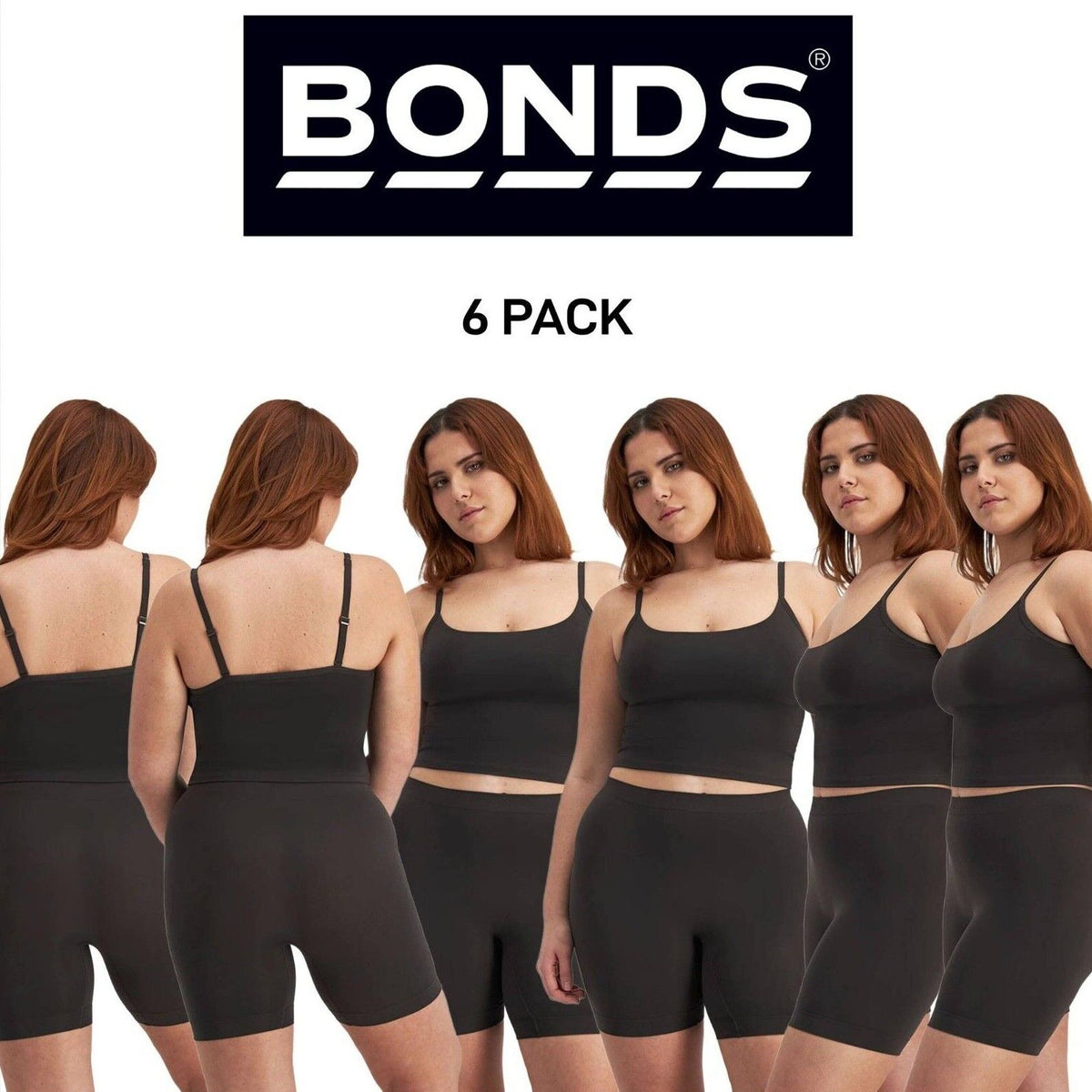 Bonds Womens Bases Seamless Singlet Buttery Smooth and Lightweight 6 Pack WR7Q