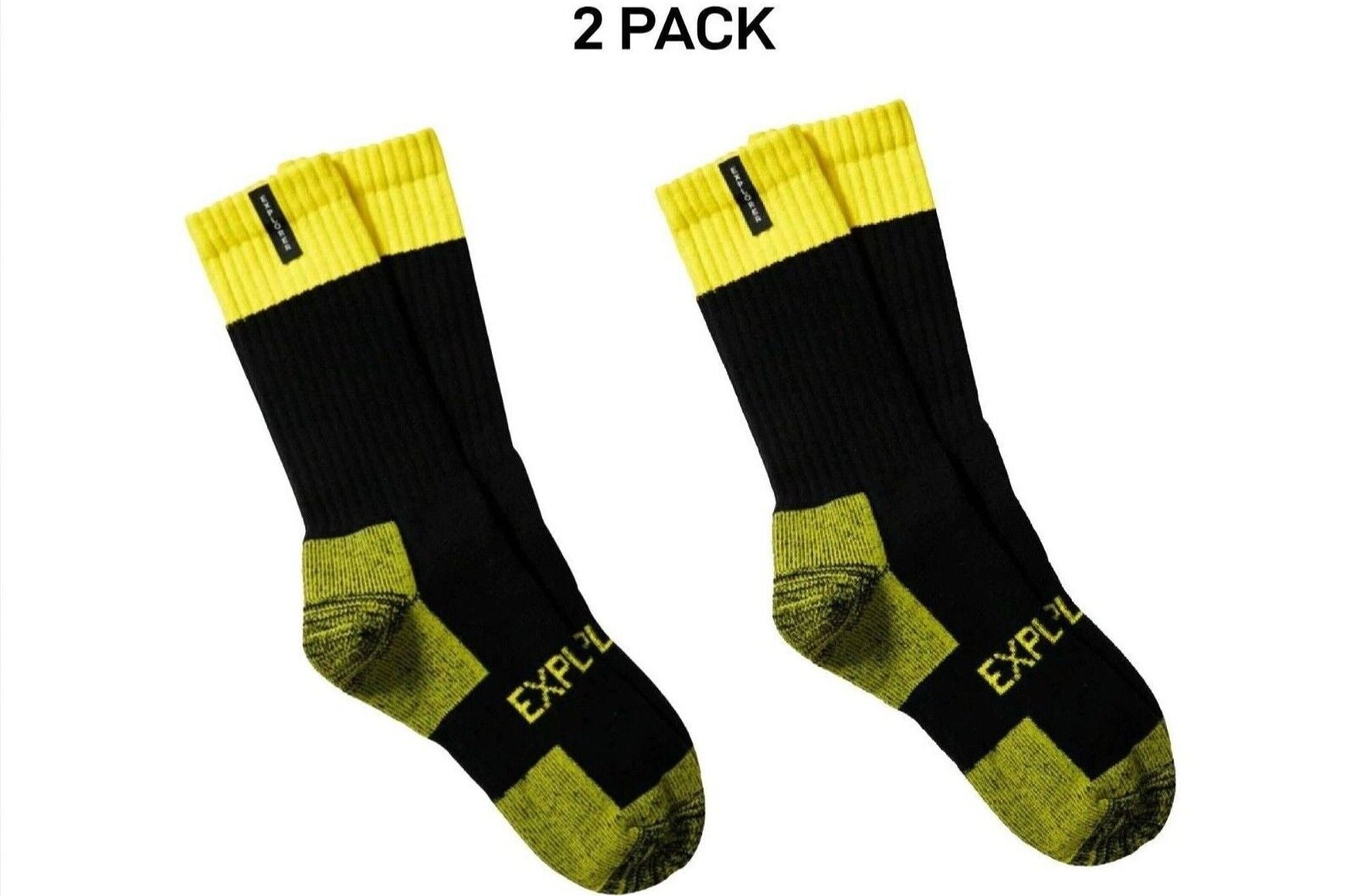 Bonds Mens Explorer Tough Work Durable Dual Layer Cotton 2 Pack SYNJ2W