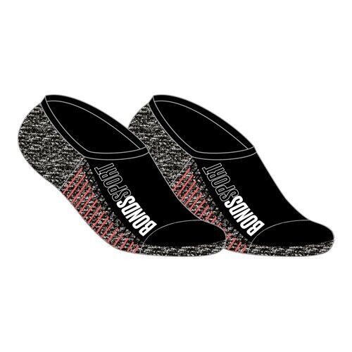 Bonds Mens Sport Tech No Show Sock Cushioned Shock-Absorbing Sole 6 Pack SYCK2N