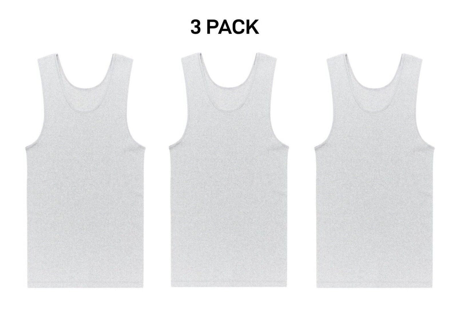 Bonds Mens Chesty Cotton Singlets Underwear Singlet Ribbed Cotton 3 Pack M757P