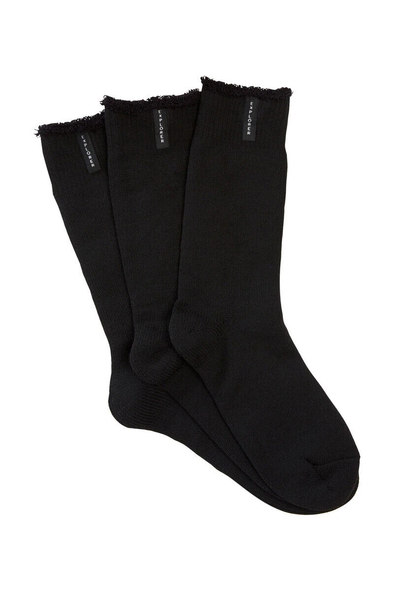 Bonds Mens Explorer Original Wool Crew Socks Comfy Durability 6 Pack SYNW3W