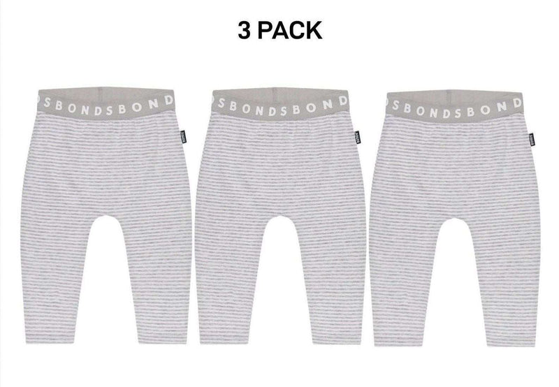 Bonds Baby Stretchies Legging Versatile Strong Elastic Waistband 3 Pack BXUGA