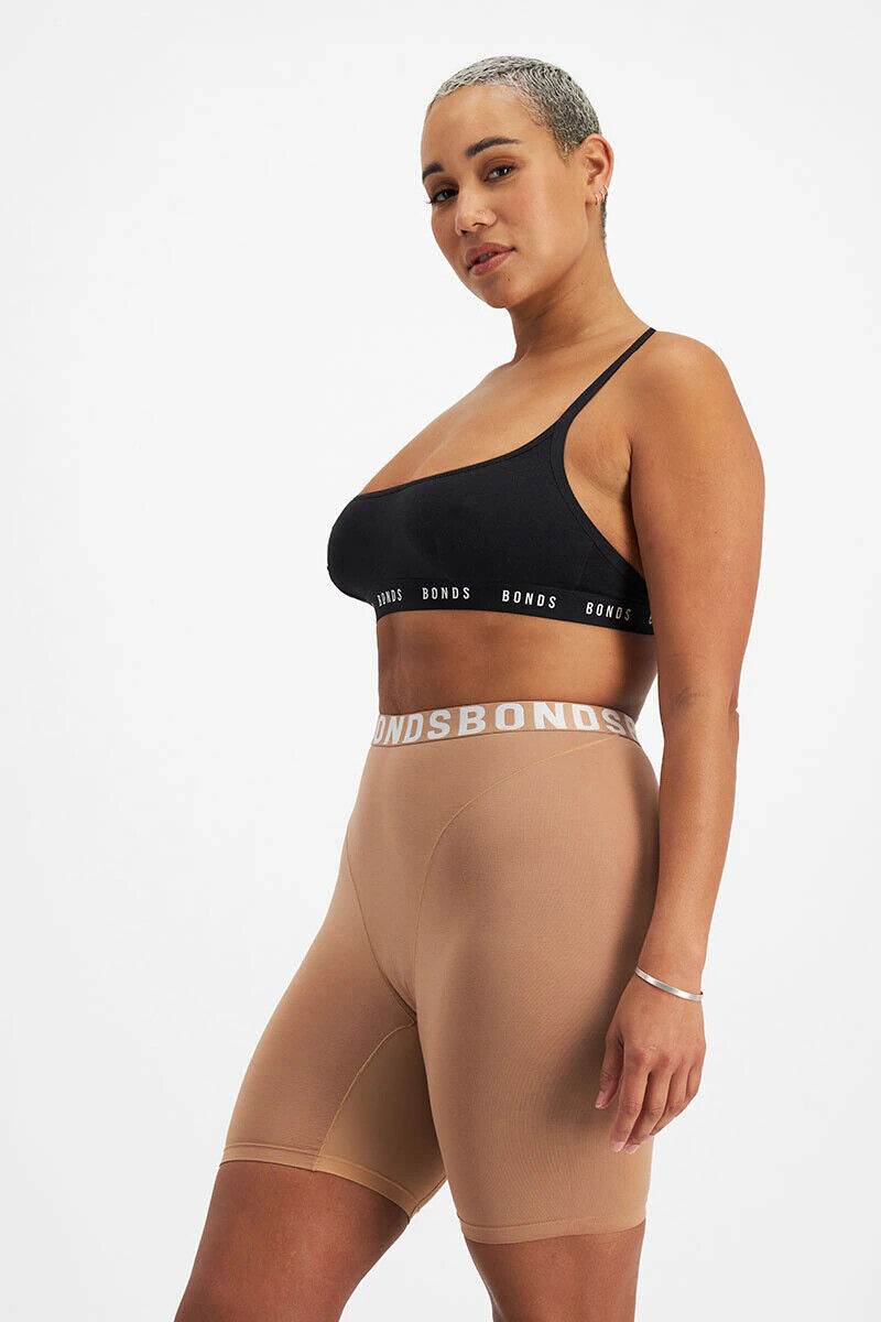 Bonds Womens Chafe Off Short Ultimate Thigh Saver Chafe Off Panel 3 Pack WR4P