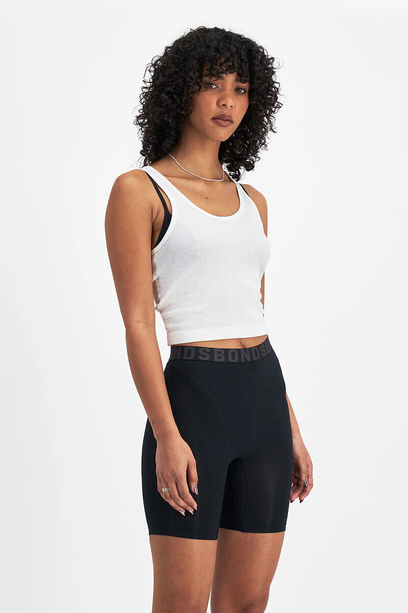 Bonds Womens Chafe Off Short Ultimate Thigh Saver Chafe Off Panel 6 Pack WR4P