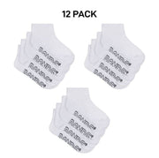 Bonds Kids Logo Light Quarter Crew Lightweight and Breathability 12 Pack RXUT4N
