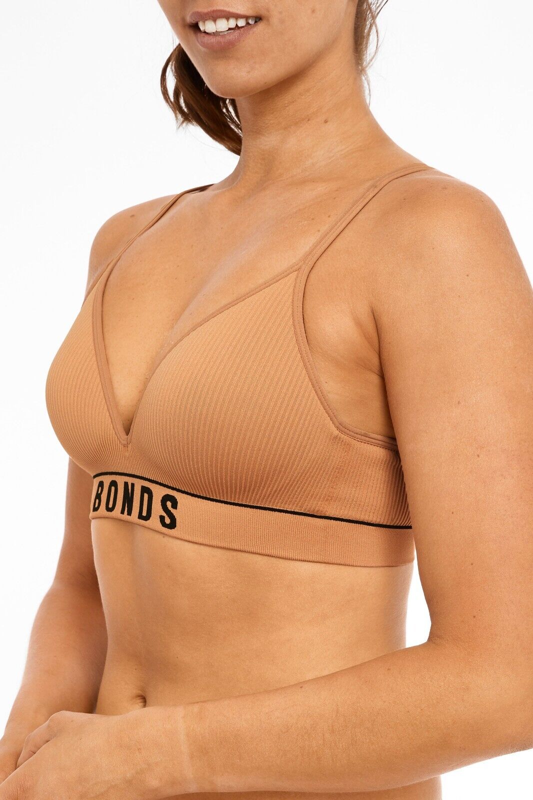 Bonds Womens Retro Rib Wirefree Tee Bra Soft & Supportive Underband 6 Pack YXF7W