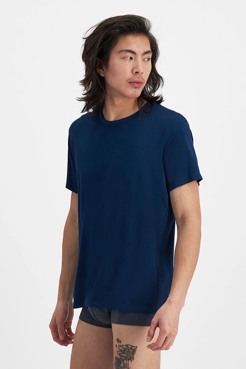 Bonds Mens Sleep Viscose Bamboo Tee Shirt Relaxed Comfortable Fit 6 Pack MW9V