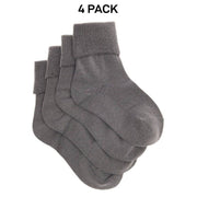 Bonds Kids School Turnover Top Socks Fine toe Seams 4 Pack R5134O