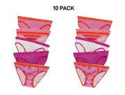 Bonds Girls Bikini Soft and Stretchy Perfect Everyday Coverage 10 Pack UWNV5A