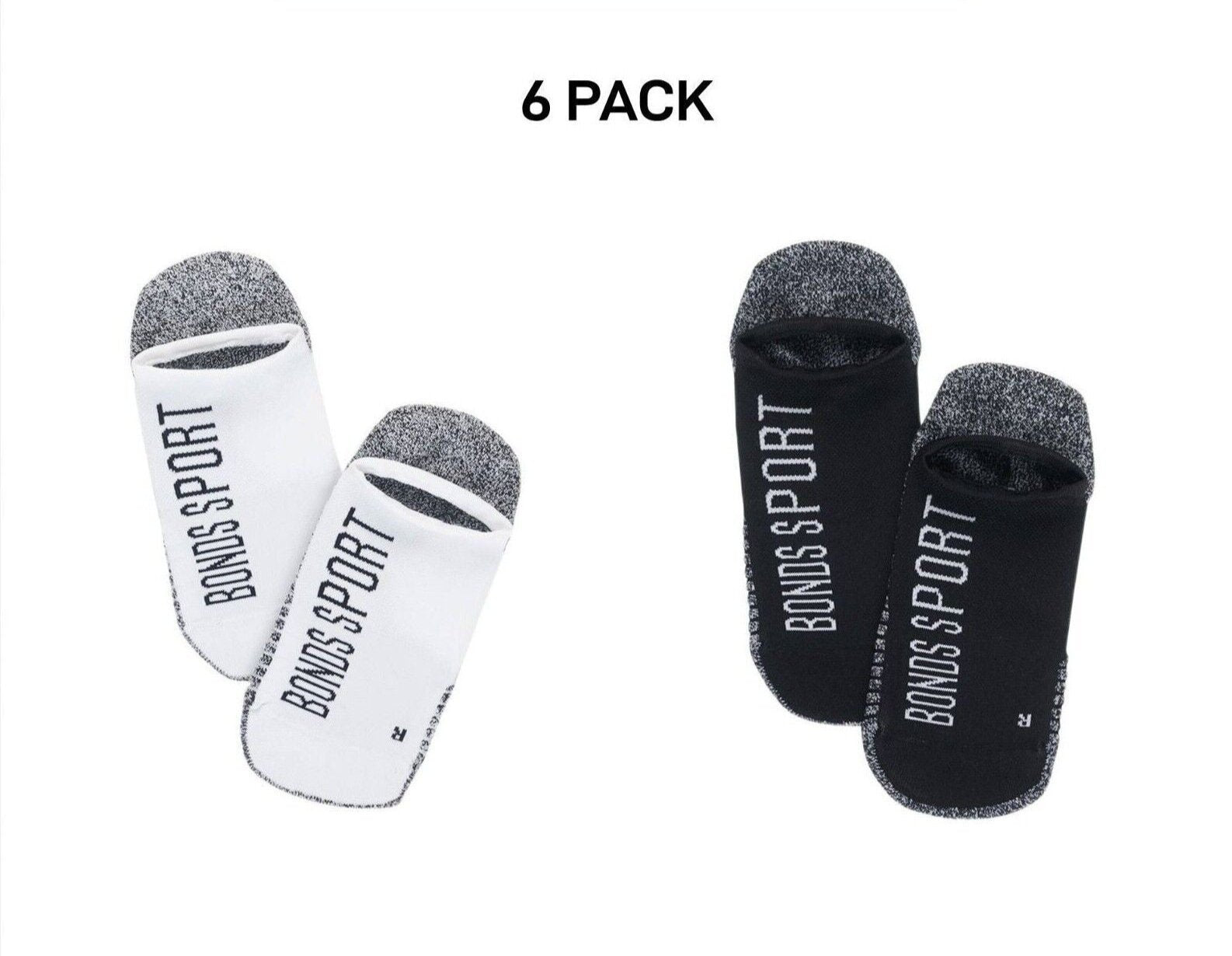 Bonds Womens Sport Tech No Show Socks Absorbing Cushioned Sole 6 Pack LYBL2N