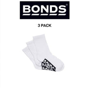 Bonds Kids Cushioned Crew Cushioned Smooth Toe Seams Socks 3 Pack RXUY3N