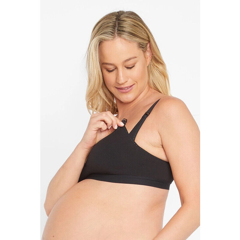 Bonds Womens Bumps Contour Maternity Wirefree Bra Comfy Flattering 3 Pack YYCCW
