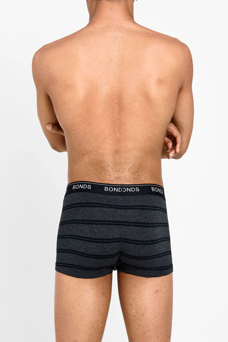 Bonds Mens Guyfront Trunk Ultra Soft Elastic Waistband Seam Free 3 Pack MX3K