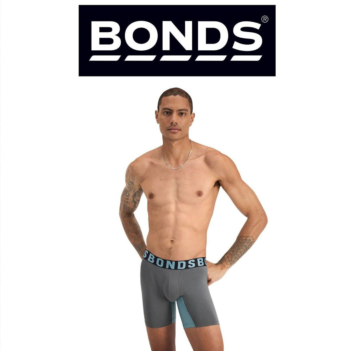 Bonds Mens Chafe Off Trunk Ultimate All Day Comfort Comfy and Friction Free MWB6