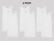 Bonds Boys New Chesty Vest Cotton Singlet Super Soft Ribbed Cotton 6 Pack UYNF1B