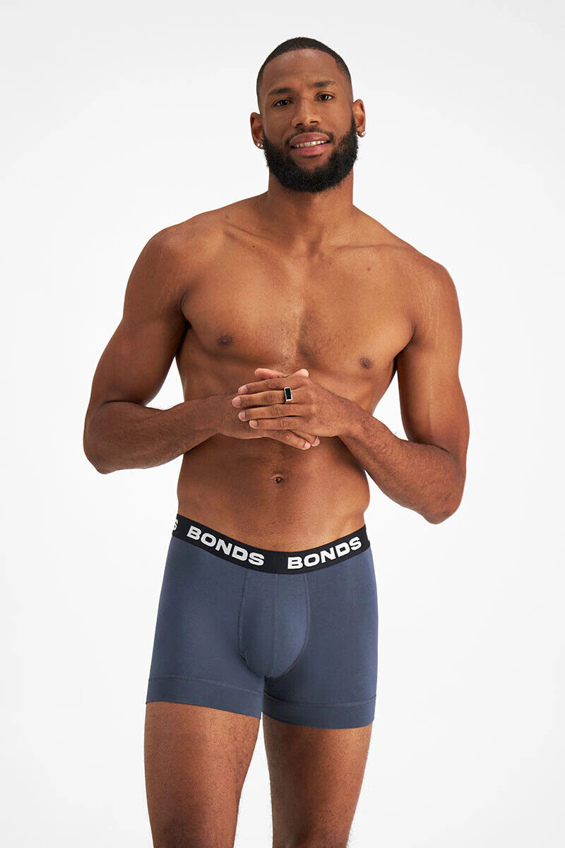 Bonds Mens Total Package Trunk Soft and Breathable Viscose Bamboo 6 Pack MWK83A