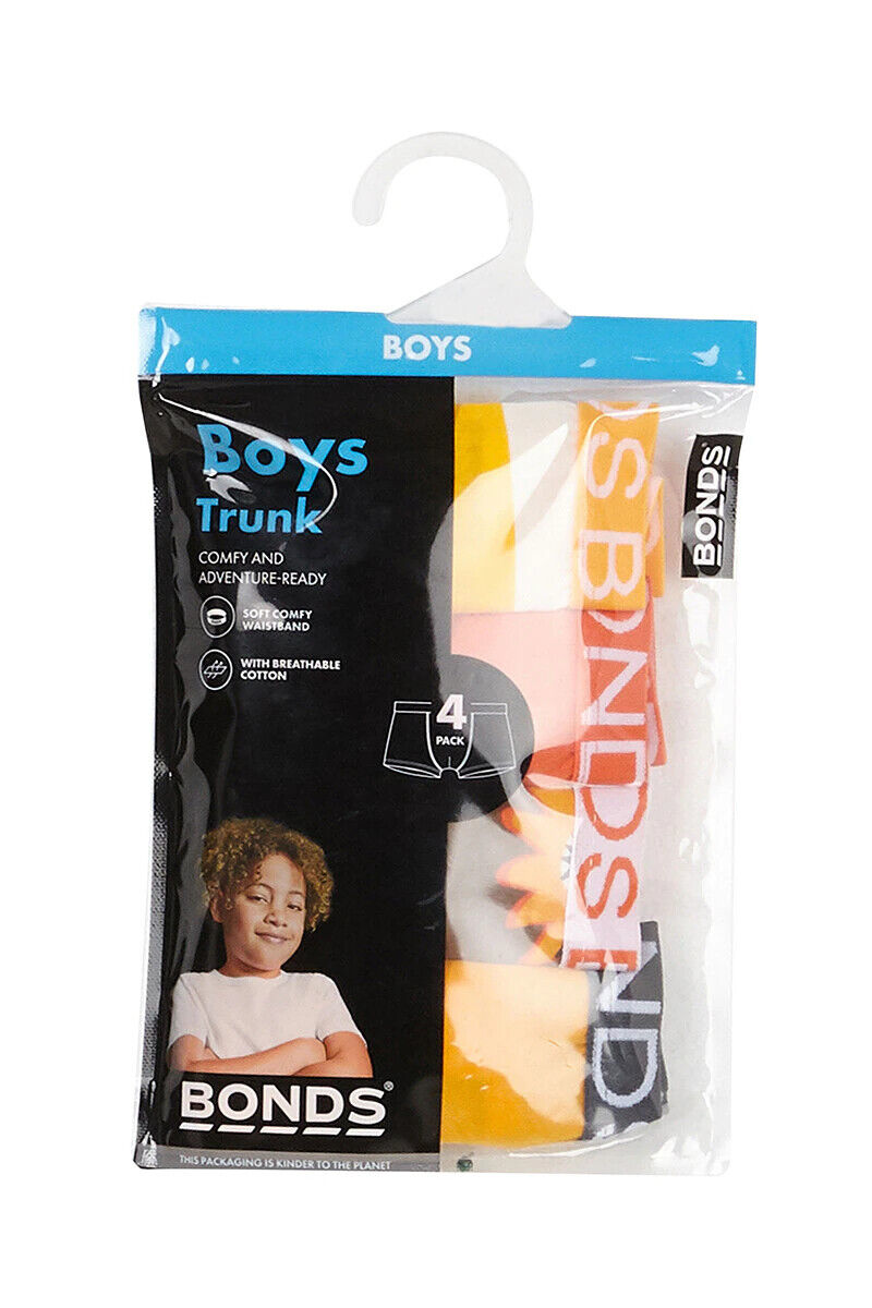 Bonds Boys Trunk Supportive Pouch with Comfy Coverage and Elastic 16 Pack UWCF4A