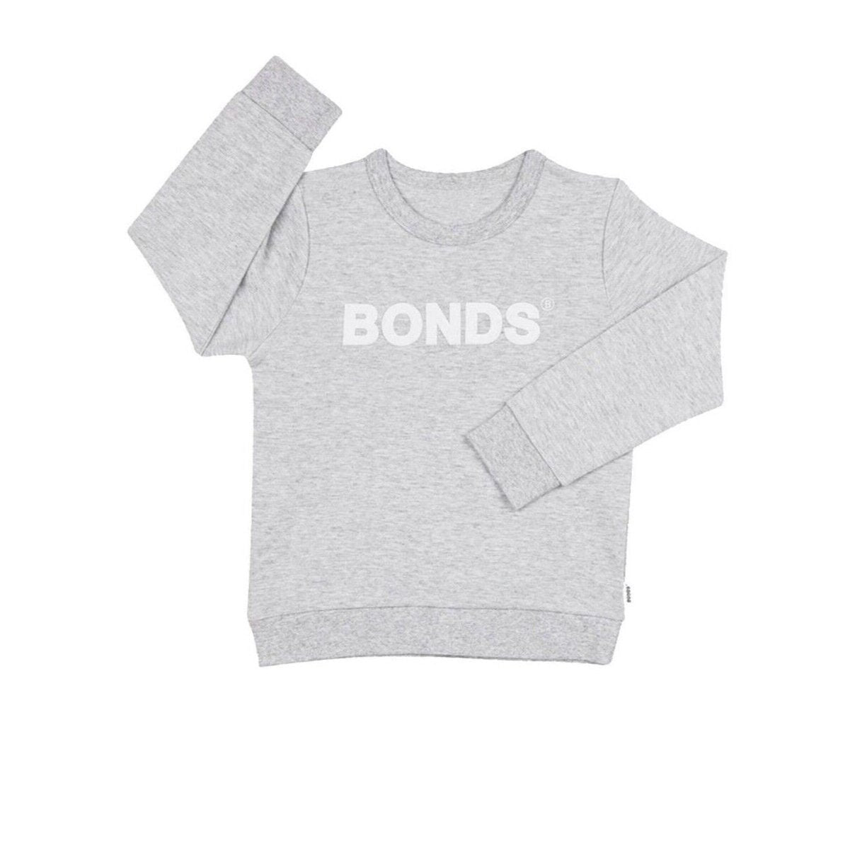 Bonds Kids Tech Sweats Pullover Soft Knitted Warm Cotton Poly Blend KVQTK