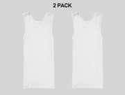 Bonds Boys New Chesty Vest Cotton Singlet Super Soft Ribbed Cotton 2 Pack UYNF1B