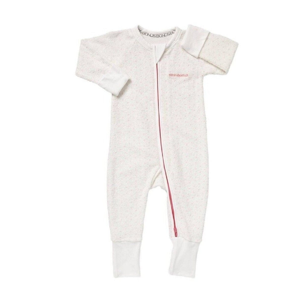 Bonds Baby Poodlette Zip Wondersuit Soft Cotton Warmth Terry Fabric BZJSM