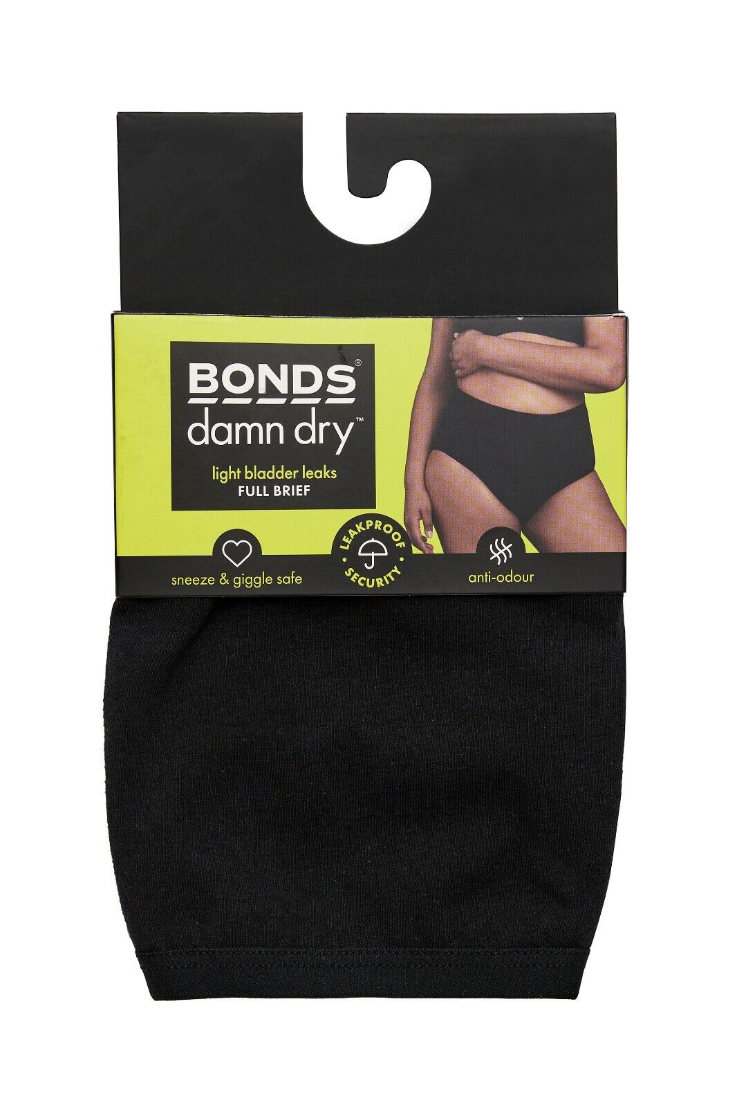 Bonds Womens Damn Dry Full Brief Stay Fresh Soft and Flexible Panty 3 Pack WRR8A