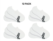 Bonds Mens Logo Sneaker Socks Cushioned Soles & Breathable Cotton 12 Pack SXKQ3N