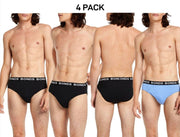 Bonds Mens Basic Hipster Briefs Cotton Stretchable Tailored Fit 4 Pack M38DM4